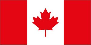 Billedet viser det canadiske flag.