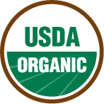 Billedet viser det amerikanske økologi log - USDA Organic.